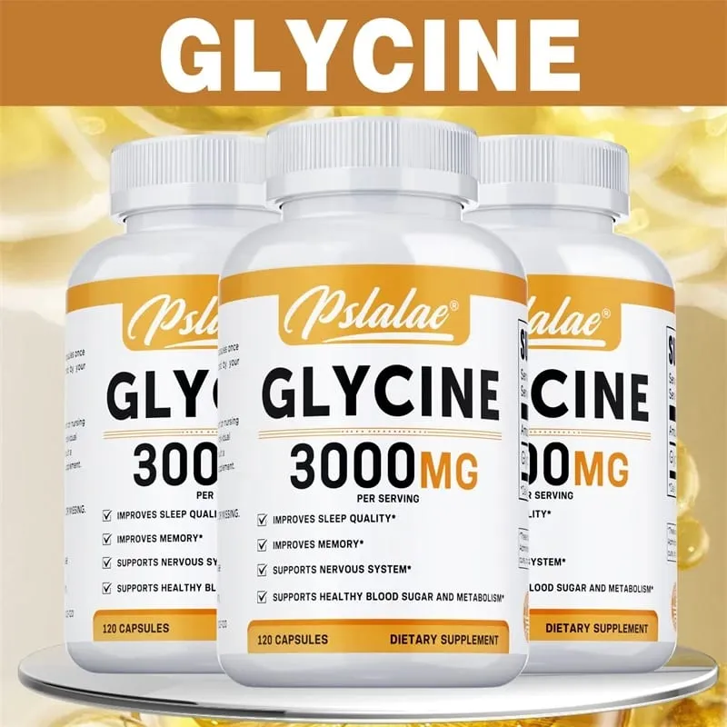 Glycine Supplement - Promotes Restful Sleep Supports Cognitive Function Emotional Balance and Neurological Health