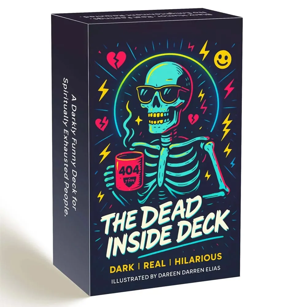 The Dead Inside Deck Kad Tarot 54 Kad 13x8cm Ramalan Rangka Oracle Meet Death Di Bawah Dek Permainan Kad