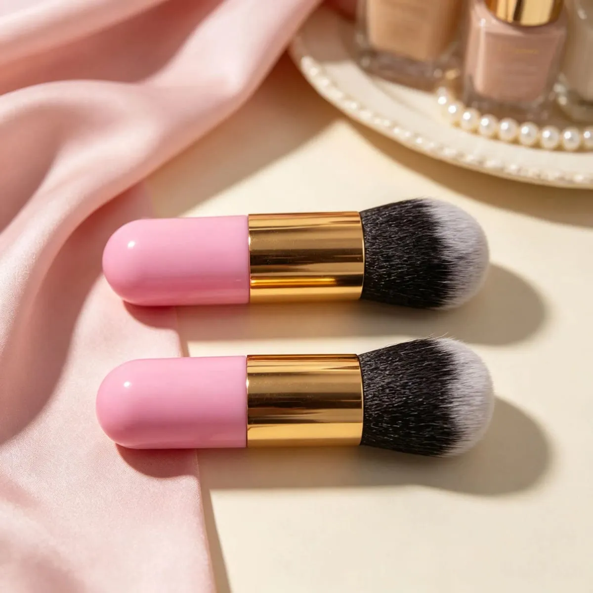1-3PCS Big Size Make-up Kwasten Foundation Poeder Gezicht Blush Borstel Zacht Gezicht Blush Grote Cosmetica Zachte Foundation Make-up Gereedschap — image 4