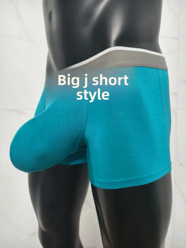 Premium Men Modal Boxer Briefs Big Pouch Underwear Extra Large Bulge Enhancing Breathable Cooling Lightweight Mens Boxers Pantie