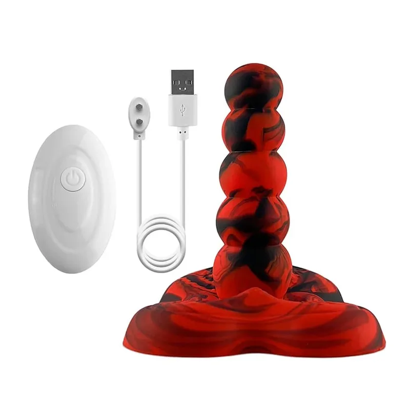 Přísavka Dildo Vibrátor Sit and Ride Bezdrátové ovládání Masážní zařízení G-Spot Stimulátor Ženská masturbace Sexuální hračky Potřeby pro dospělé