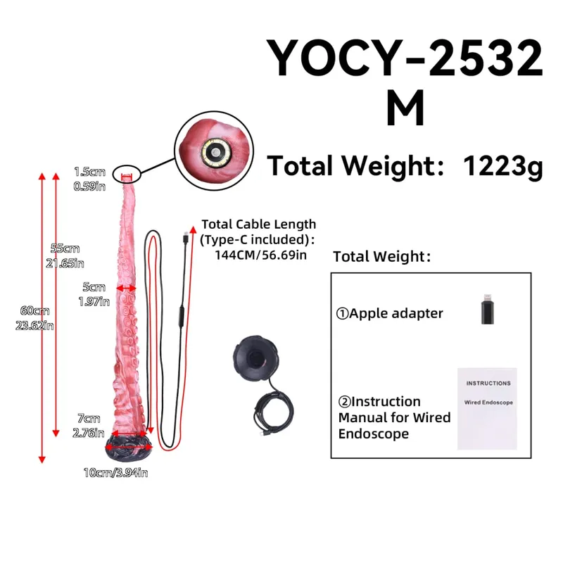 65cm Long Butt Plug Anal Speculum Camera Dilator APP Control Extreme Anus Expansion Monster Fantasy Dildo Silicone Sex Toys — image 8