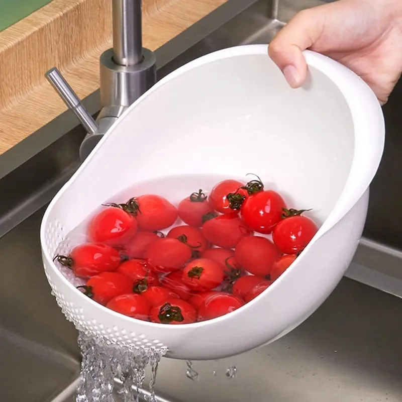 Reis Waschen Filter Bohnen Sieb Korb Sieb Kunststoff Sieb Obst Gemüse Schüssel Abtropffläche Reinigung Werkzeuge Home Küche Werkzeuge