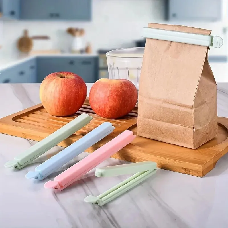 Portable Kitchen Storage Food Snack Seal Sealing Bag Clips Sealer Clamp Plastic Tool Kitchen Accessories — image 3