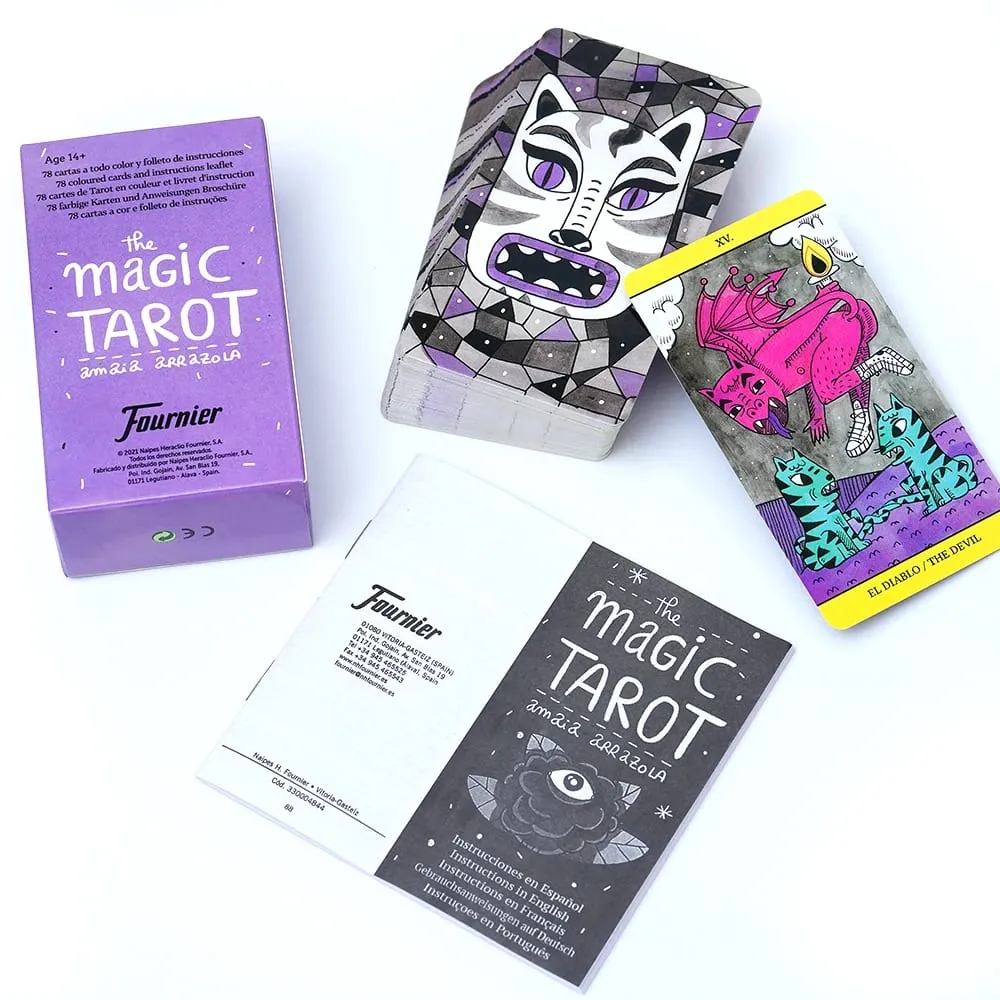 España as cartas de tarô mágico na versão espanhola jogo de tabuleiro baralho de adivinhação para iniciantes oracle cartas tarô baralho festa de família — image 6