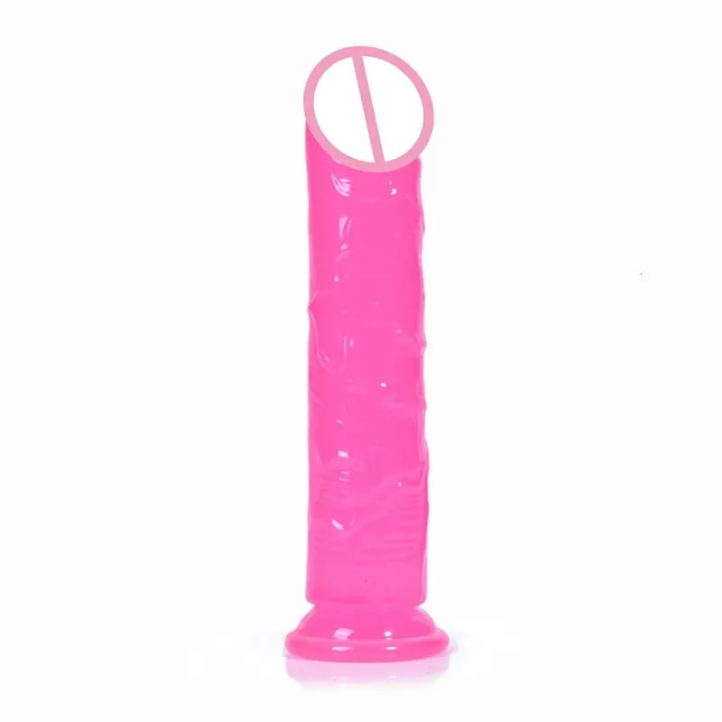 KWD Erotis Lembut Jelly Anal Butt Plug Realistis Cangkir Hisap Kuat Mainan Dewasa G-spot Orgasme Penis Besar Seks mainan untuk Wanita — image 33