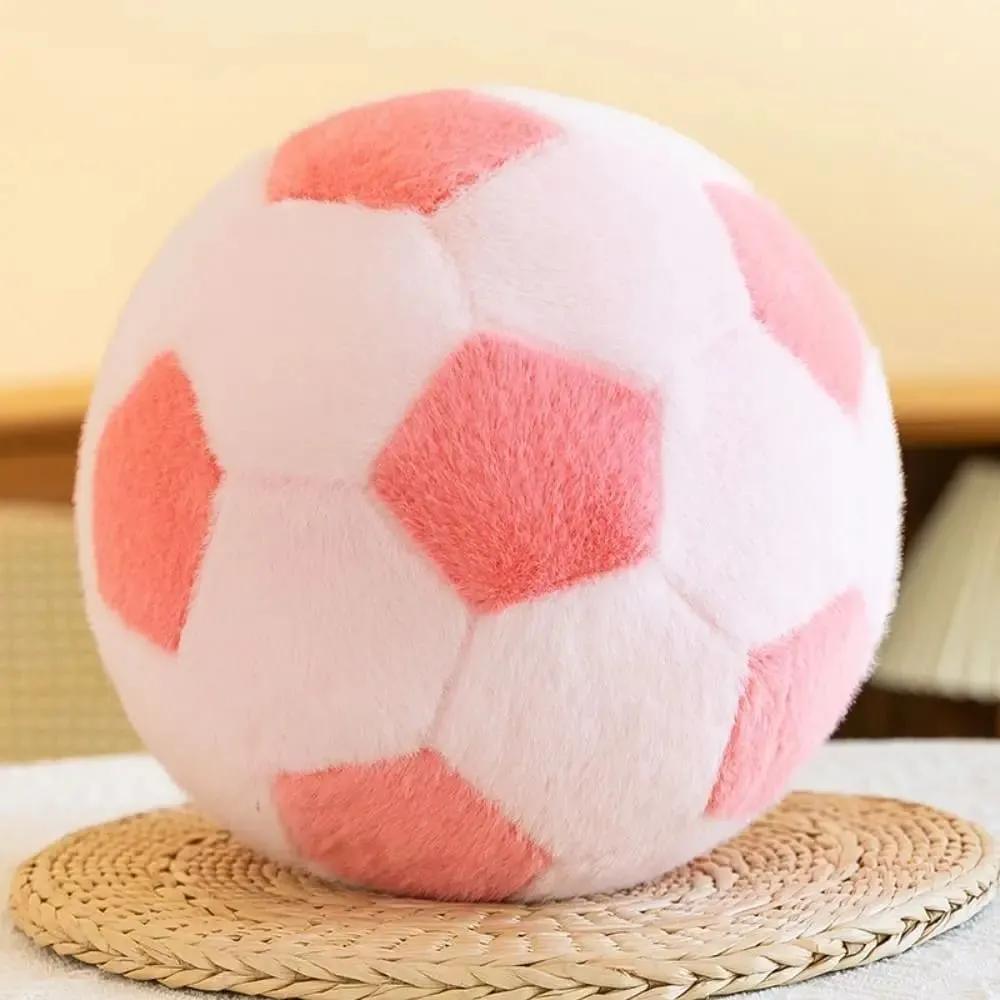 Mascot Ball Ball Shape Soccer Ball Throw Pillow Stuffed Soft Football Throw Pillow 13/20cm Ins Football Friends Birthday Gifts