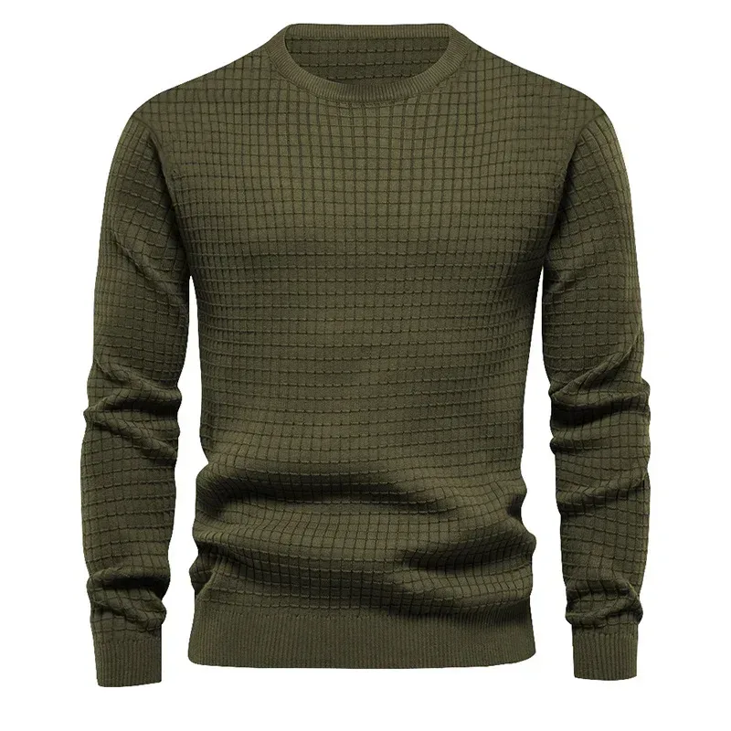 New Men's Crew Neck Sweatshirts Solid Color Large Sweatwear Spring Outdoor Jogging Tops — image 7