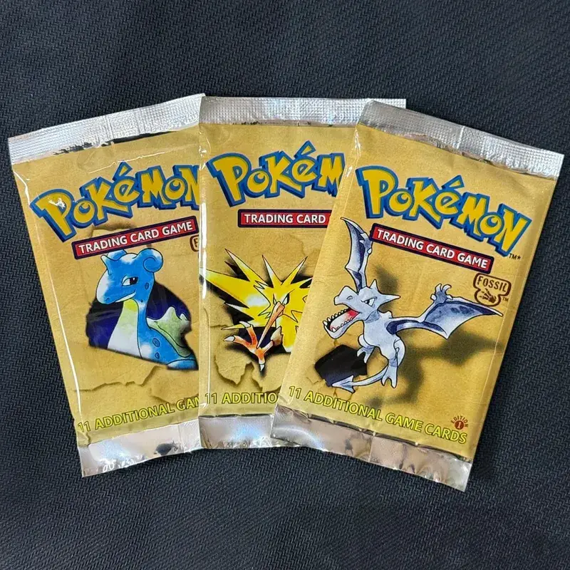 11 Karten/Packung PTCG Booster Packs Ersatzkarte Dschungel/Fossil/Basisset Charizard Blastoise Venusaur PKM Brettspiel-Sammelkarten — image 27