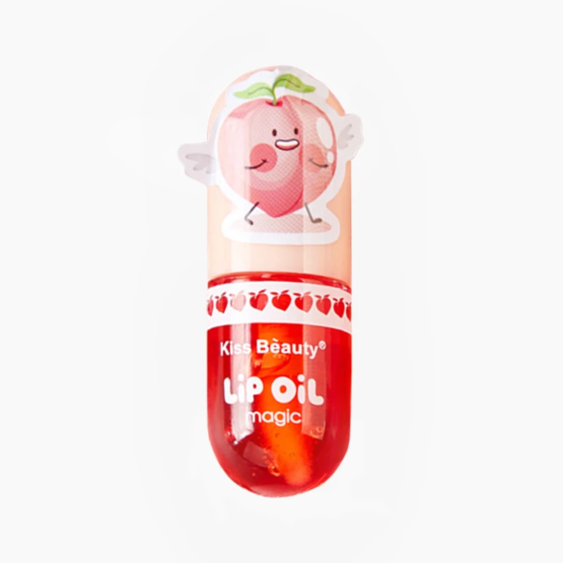 1 pçs hidratante cor mudando batons líquidos transparente pêssego lábio óleo hidratante natural lipgloss maquiagem duradoura cosméticos — image 7