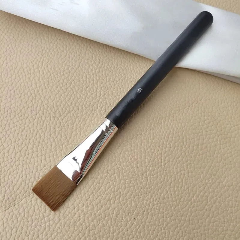 1 stück M serie Make-Up Pinsel Pulver Kontur Lidschatten Make-Up Pinsel Tier Haar Holz Griff Hohe Qualität Kosmetische Werkzeug künstler — image 15