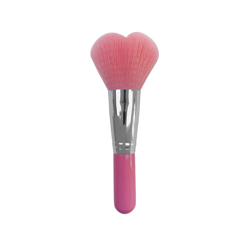 แปรงแต่งหน้า Blusher แปรง Love Shape Loose Powder แปรง Super Soft Fiber ขนสัตว์ Dot Blush แปรงเครื่องสำอางค์ความงาม Make up Tools — image 5