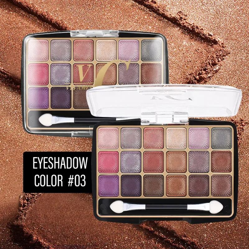18 Colors Matte Eyeshadow palette cheap makeup Korean cosmetics Eye shadow Highlighter Long Lasting luxury makeup for women — image 9