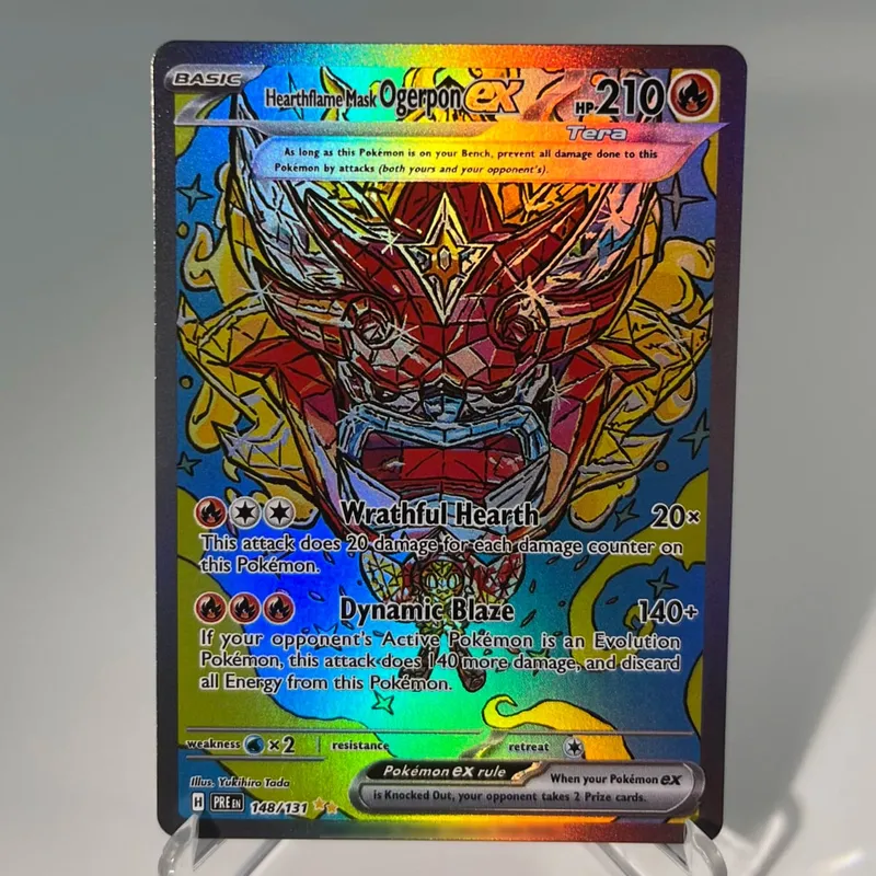 Kad PKM Prismatic Evolutions PTCG5-A GX Rainbow Umbreon Sylveon Leafeon ex Rare Collection Battle Toys Hadiah untuk Hobi — image 11