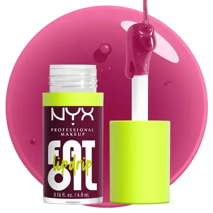 NYX Fat Oil Lip Drip Lip Gloss Melembapkan Bibir Secara mendalam Tidak Melekit Lip Gloss Seksi Lip Gloss Mekap Gincu Fesyen Korea