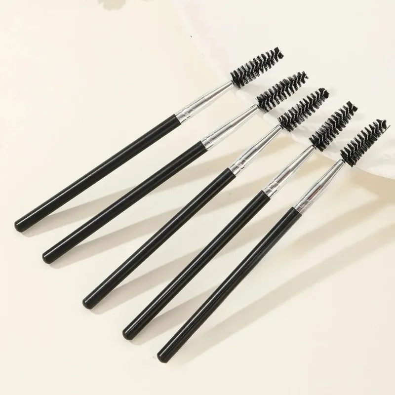 3/5/10PcSoft Brosse À Sourcils Brosse À Cils Professionnel Contour Des Yeux Sourcils Eyeliner Pinceaux De Maquillage Yeux Mélange Pinceaux Cosmétiques — image 8