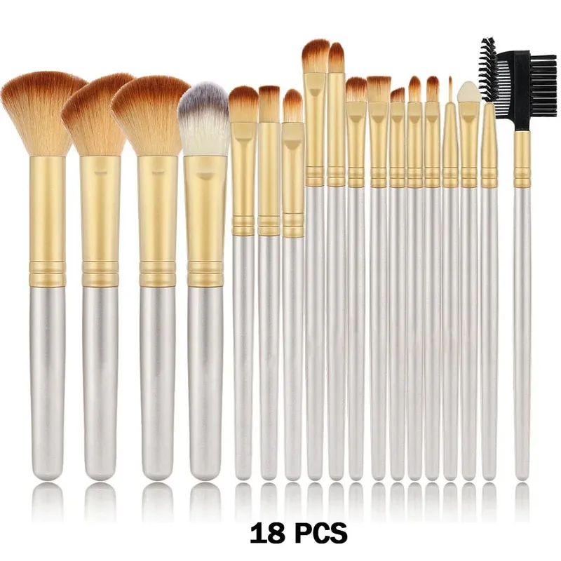 Nyt 10/32 STK Makeup Børster Sæt Soft Fluffy Powder Foundation Contour Blush Concealer Øjenskygge Blending Highlighter Beauty Tool — image 23