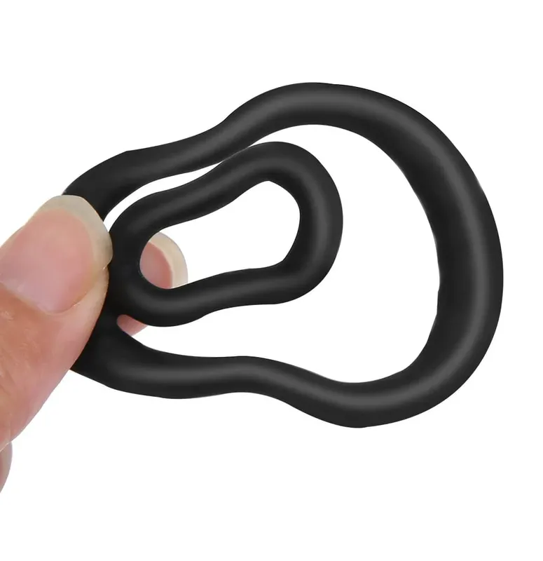 Anneau de verrouillage de sperme en Silicone, anneau de pénis masculin, retard réglable, éjaculation, anneau de verrouillage durable du Scrotum, jouets sexuels pour hommes, produits pour adultes — image 10