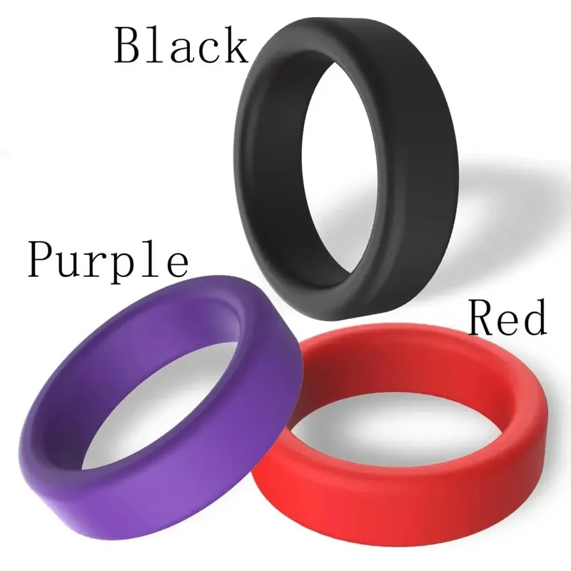 1/3 Pcs Männer Penis Ring Silikon Cock Ringe Männlichen Schloss Ejakulation Hodensack Ball Stretcher Anillo Hombre Cockring Sex Spielzeug Für männer — image 8