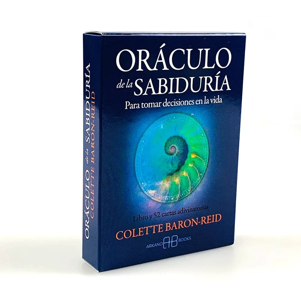 Карты Oráculo De La Sabiduría Oracle, испанская версия, колода для гадания мудрости, карты для гадания, игра для коллекционеров, подарки