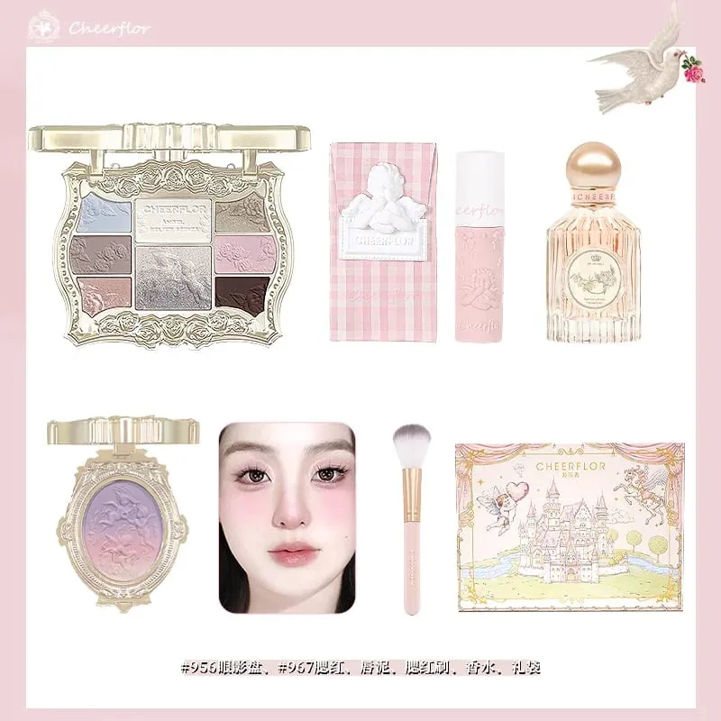 Coffret cadeau de maquillage, cosmétiques, Blush, rouge à lèvres, Palette de fard à paupières, Kit de maquillage pratique Premium, cadeau d'anniversaire pour femmes Gi — image 9