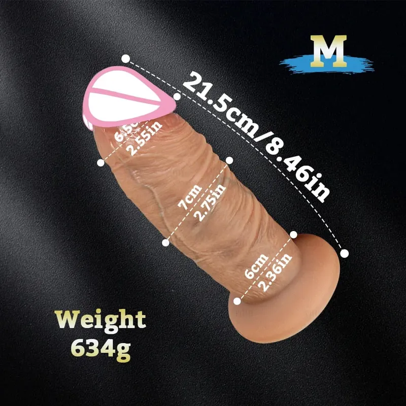 Long Penis Big Dick Super Realistic Thick Dildos Silicone Anal Dildo Vaginal Expander Adult Sex Toy Female Masturbation Buttplug — image 5