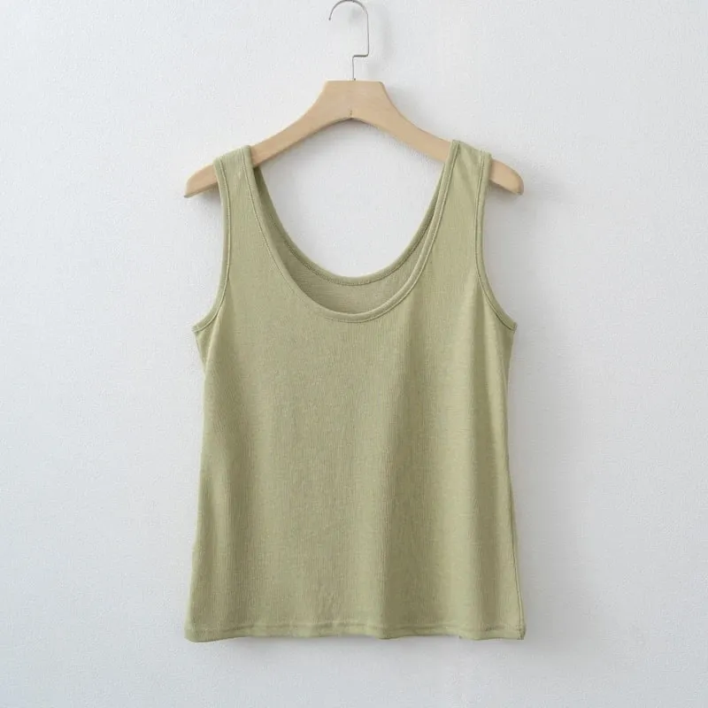 2026 Women Casual Sleeveless Tank Top
