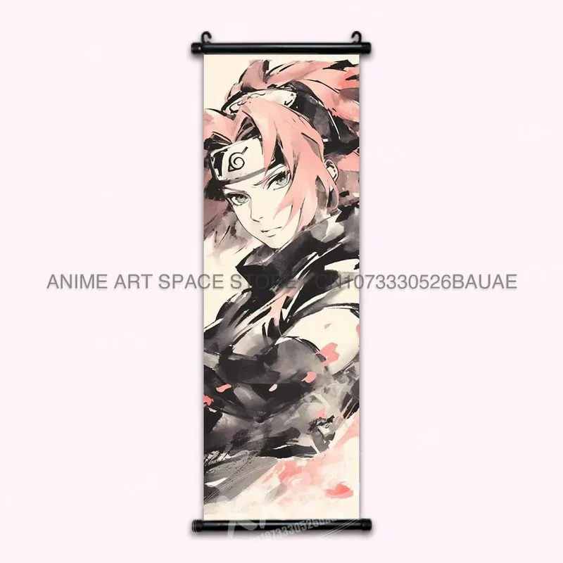 Anime Naruto Appeso Pittura Hatake Kakashi Wall Art Scrolls Immagine Uchiha Sasuke Home Decor Canvas Poster Haruno Sakura Murale — image 10