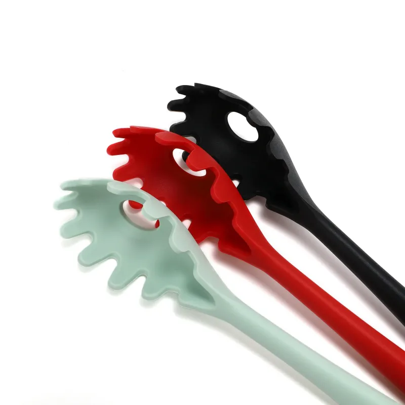 11.2 inch Pasta Vork Premium Siliconen Spaghetti Zeef Hittebestendige Noodlepel Server Food Grade Keuken Koken Gereedschap — image 5