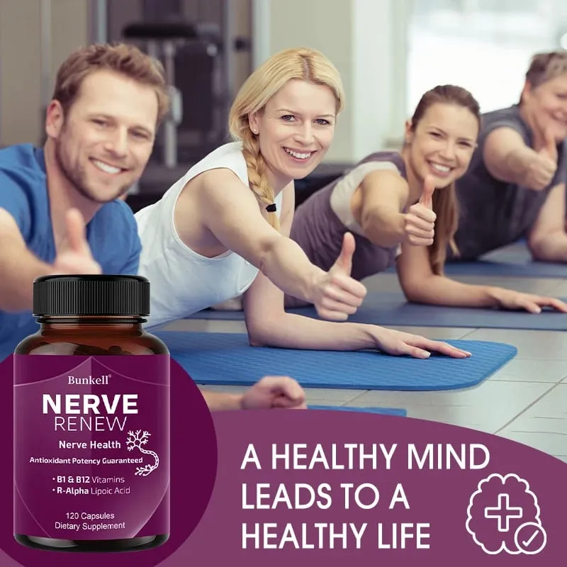 Nerve Support Supplements - Supports Healthy Nerve Function Blood Flow Circulation Antioxidant 120 Capsules — image 6