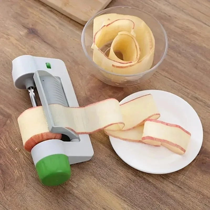 Rebanadoras manuales de frutas y verduras, pelador de hojas redondas de seguridad multifunción, pelador de patatas y manzanas, accesorios de cocina — image 4