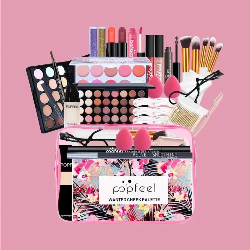 Women's All-In-One Makeup Kit Full Set - Eyebrow Eyeliner Eyeshadow Included Beauty Makeup Sets for Women — image 14