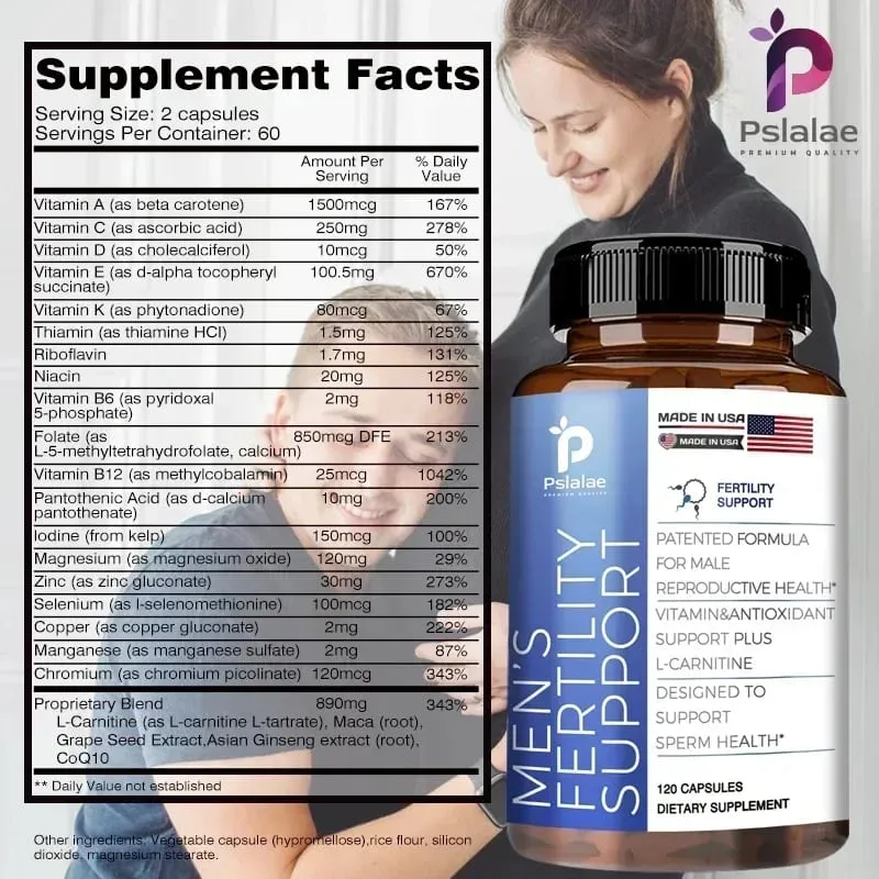 Male Fertility - Boosts Strength & Endurance Support Male Reproductive Health Improves Male Fertility Boosts Sperm Motility — image 2