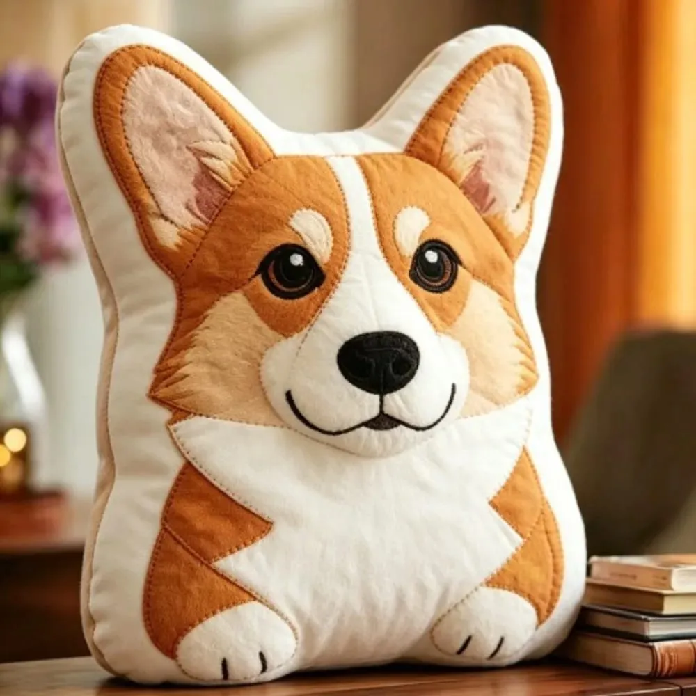 Dog Shaped Pillow Animal Throw Pillow Decorative Animal Pillow PP Cotton Filling Shiba Dog Cushion Contoured Shape — image 11