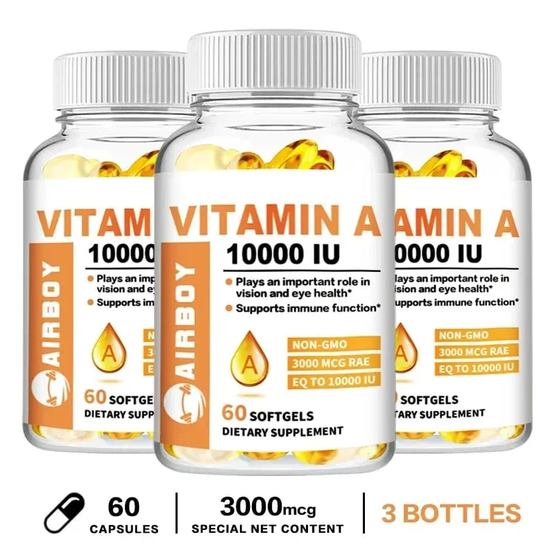 Vitamin A 10000IU - Supports Healthy Vision and Immune System Skin Health - Non-GMO Gluten FreeSupplements — image 10
