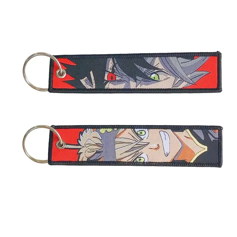 Embroidery Cool Eagle Beak Keychain Lanyard Anime Manga Series Badge Holder USB Pendant Portable Key Lanyard Accessories — image 18