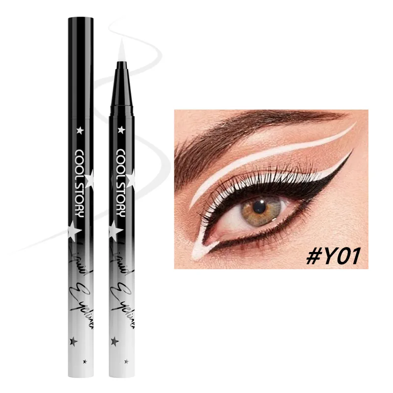 Rot, weiß, schwarz, wasserfester Eyeliner-Stift, untrafeiner flüssiger Eyeliner-Stift, schnell trocknend, langlebig, nicht verschmierend, Make-up-Kosmetik — image 8