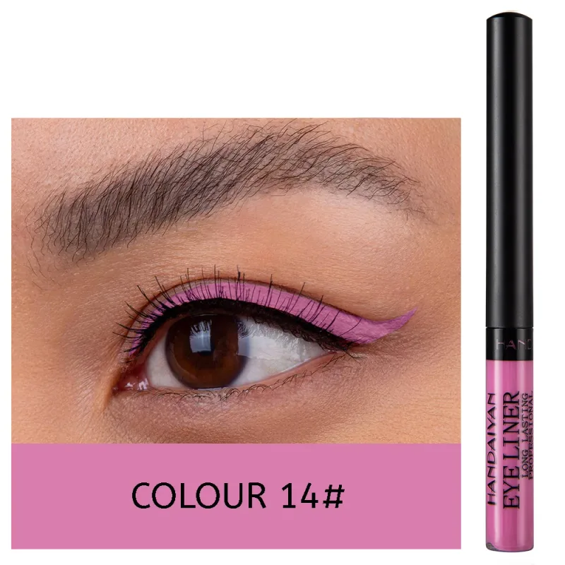UV Light Neon Eyeliner Pen Eyes Makeup Red Waterproof Liquid Color Eye Liner Pencil Make Up Cosmetics Yellow Matte Purple Pen — image 15