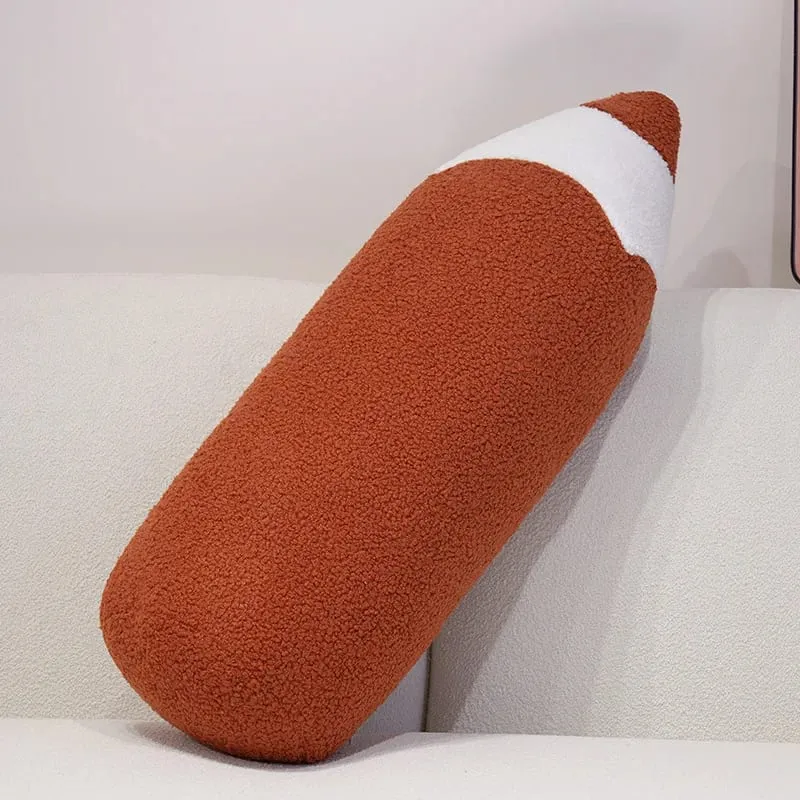 70CM Cartoon Colored Pencil Plush Pillow Soft Sofa Room Cushion Simulation Crayon Toys Nice Gifts
