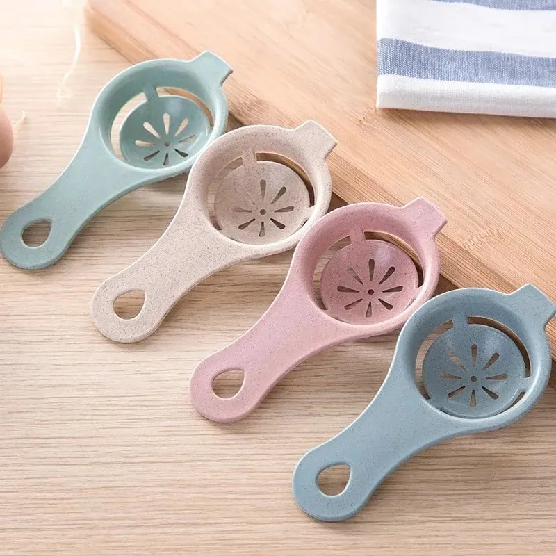 3PCS 계란 분리기 계란 노른자 흰색 분리기 계란 흰색 분리기 계란 흰자 여과기 필터 분배기 계란 분리기 도구 주방 바 — image 6