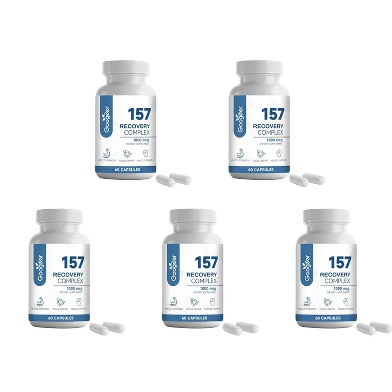 157 Recovery Complex Capsules พร้อม L-Valine และ L-Glutamine สำหรับการฟื้นฟูสนับสนุนการเจริญเติบโตของกล้ามเนื้อ Amino Blend 1,000 Mcg 60 แคปซูล — image 12