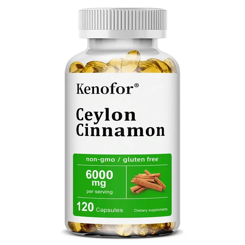 Integratore di cannella di Ceylon 6000mg - Supporto energetico e per la salute del cuore Antiossidante Non OGM e senza glutine - 30/60/120 Capsule — image 9