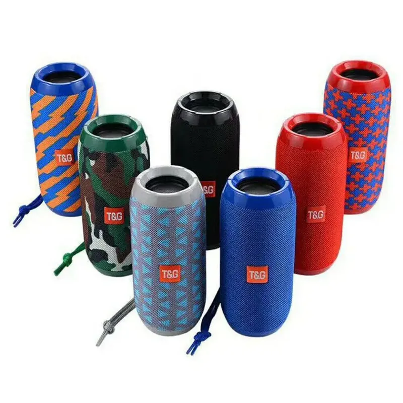 Tg117 alto-falante bluetooth ao ar livre portátil sem fio coluna dupla barra de som baixo subwoofer leitor música alto-falante rádio fm — image 4