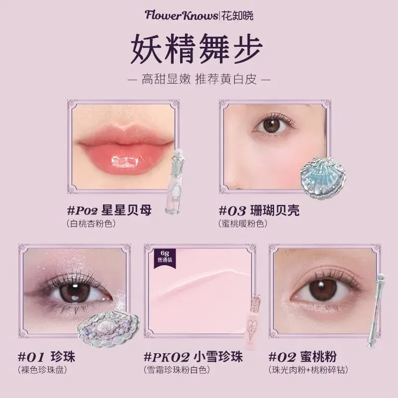 Flowerknows Set regalo trucco tutto-in-uno Ombretto, fard, correttore e smalto per labbra Flower Know Kit completo maquillage professionale — image 4