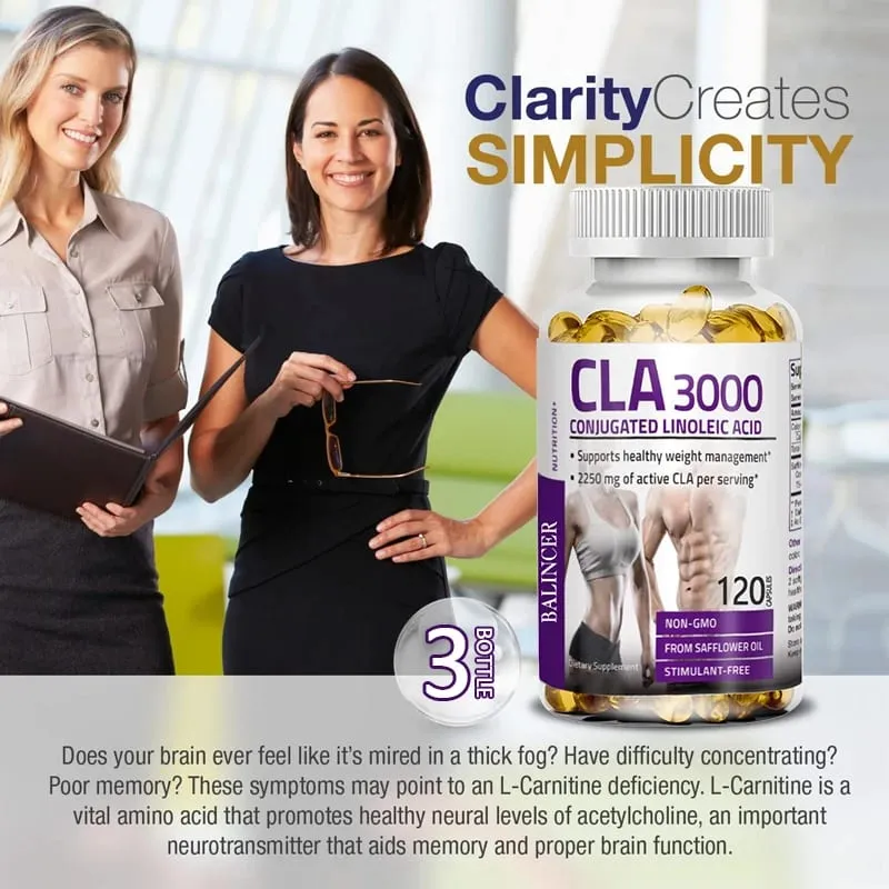 CLA 3000 - Sund vægtstyring Oprethold arteriel elasticitet Fremme blodcirkulationen og styrkelse af immunfunktionen — image 2