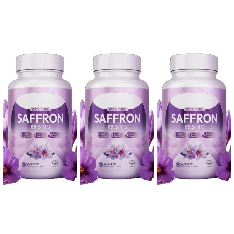 แคปซูลหญ้าฝรั่น 100% 88.5 มก. สารสกัดจากดอก Crocus Sativus L พร้อมสารสกัดจากพืชธรรมชาติ Crocin Safranal อาหารเสริมสุขภาพประจำวัน — image 7