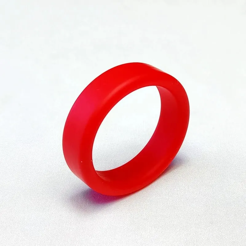 Anello per pene in silicone super morbido Ritardo eiaculazione Palla Scroto Barella Triplo anello per pene Cockring BDSM Giocattoli del sesso per gli uomini — image 11