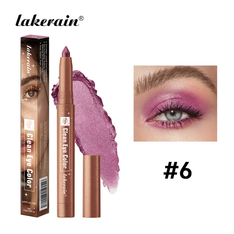 12Colors Metallic Eyeshadow Pencil Glitter Silkworm Liner Pen Highlighter Long Lasting Gold Blue Cream Eye Shadow Stick Makeup — image 16