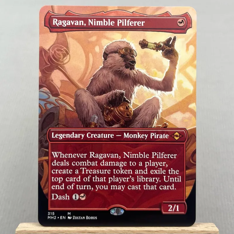 MH2 HOLO7-Ⅰ03 Kad Tcg Jerman Teras Hitam Ragavan Gesit Saga Urza Mengambil Tanah Mesa Gersang Tabung Cabal — image 13