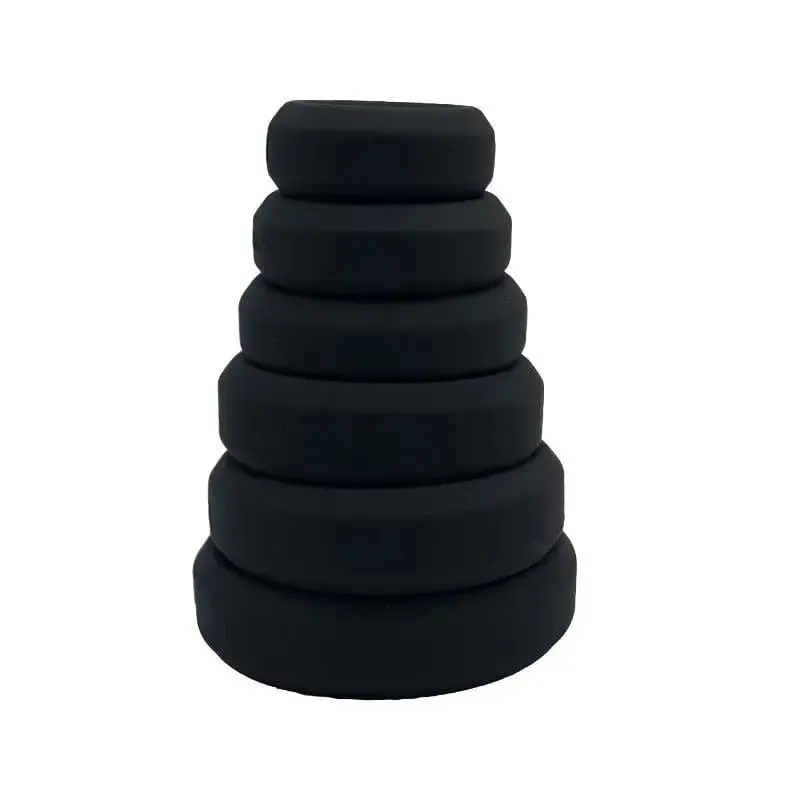 Anneau de pénis en Silicone, 6 tailles, verrouillage Scrotum, extension d'érection, retardement de l'éjaculation, produits pour adultes, jouets sexuels pour hommes — image 2